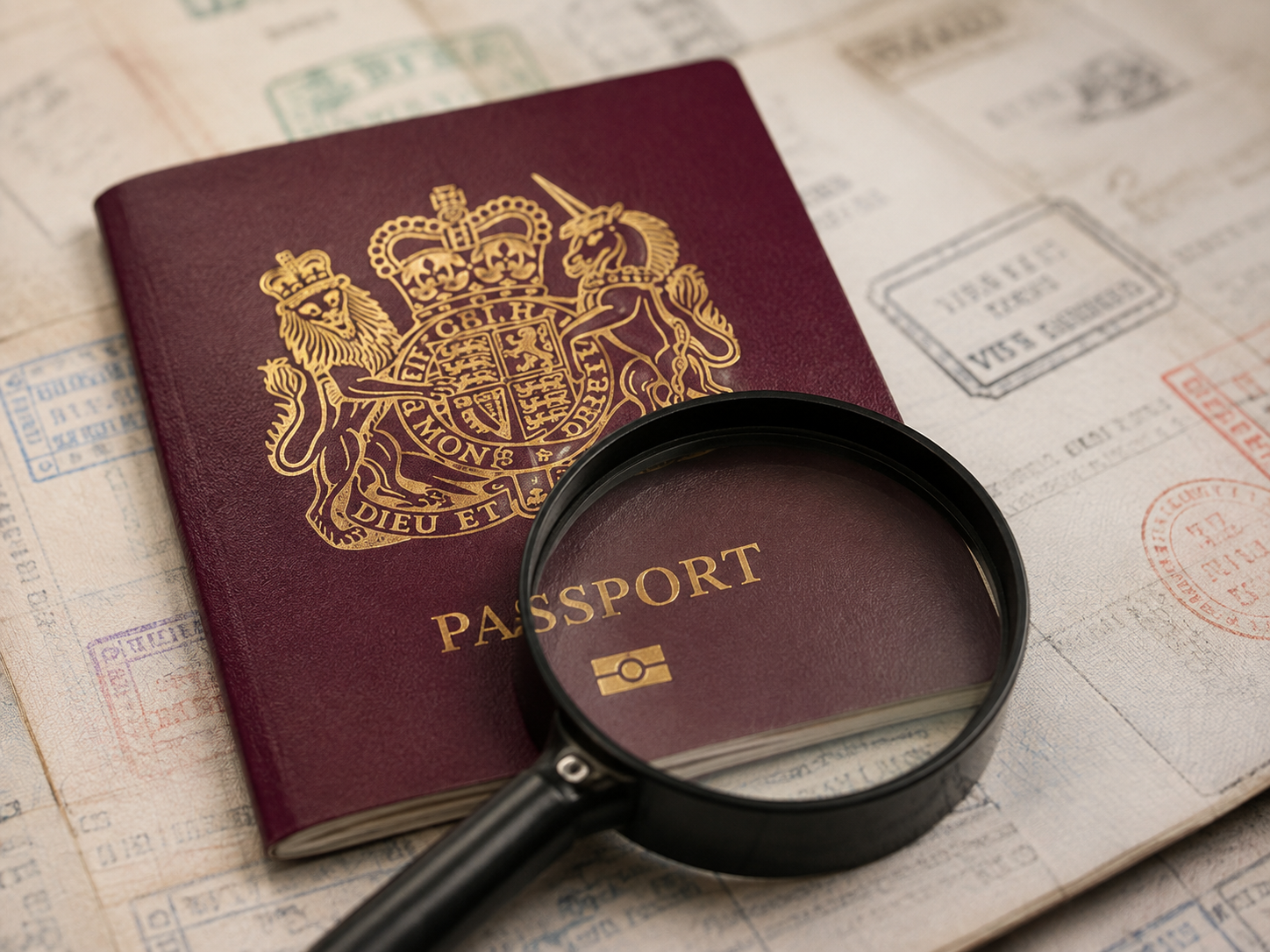 Passport prepared for international travel